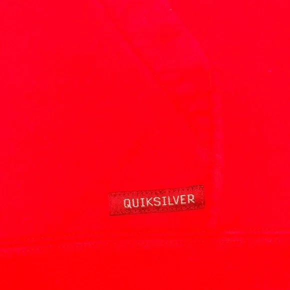 Vintage Quiksilver Bold Red Hoodie - Picture 3 of 7
